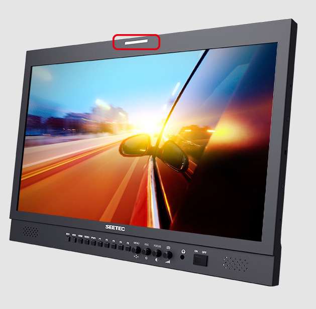 215 production monitor with 3-color tally light